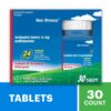 Allergy Relief 24 Hour Non-Drowsy Loratadine Antihistamine Allergy Medicine Tablets, 30 Count