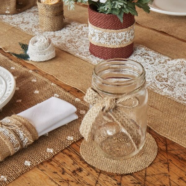 Love, Laugh, Craft Jute Burlap Roll Precut, 6