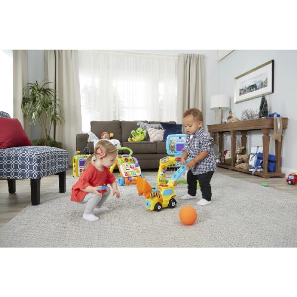 Pop-a-Balls Push & Pop Bulldozer with Accessories, Baby and Toddler Toys