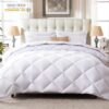 3 Pieces Bed in a Bag Comforter Set Duvet Insert,Reversible,Red/Black,Full Size Comforter Set-200GSM