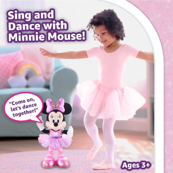 Disney Junior  Sing and Dance Butterfly Ballerina Lights and Sounds Plush, Sings