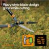 Lopper and Pruner Garden Tool 3-Piece Set with Stainless Steel Blades, Black and Orange