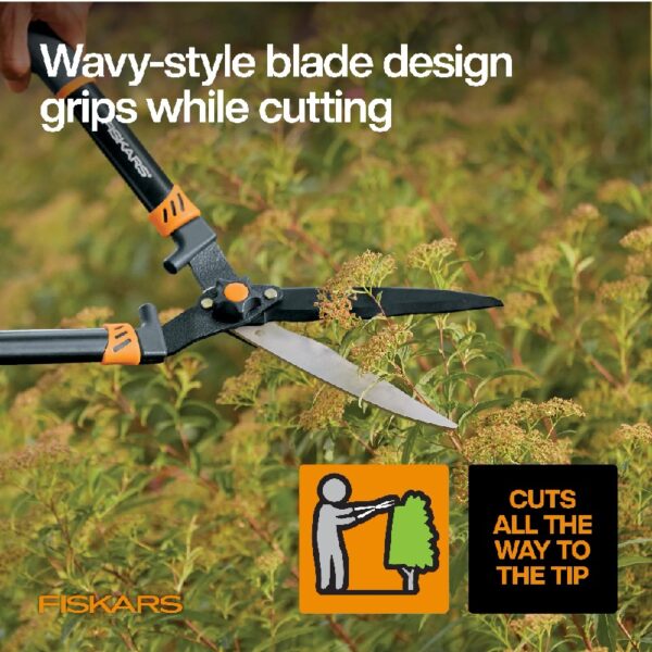 Lopper and Pruner Garden Tool 3-Piece Set with Stainless Steel Blades, Black and Orange