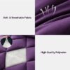 3 Pieces Bed in a Bag Comforter Set Duvet Insert,Reversible,Red/Black,Full Size Comforter Set-200GSM