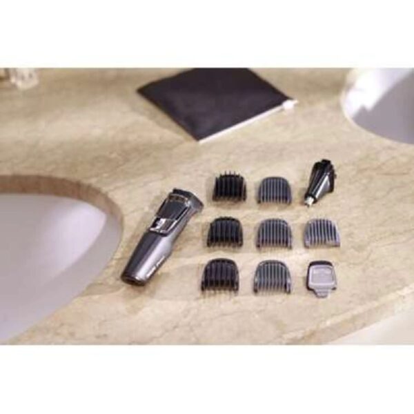 Multi Groomer - 13 Piece Mens Grooming Kit For Beard, Face, Nose, and Ear Hair Trimmer and Hair Clipper - No Blade Oil Needed, MG3750/60