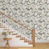 Floral Peel and Stick Wallpaper 17.7-in x 236-in Multi-color Removable Wallpaper Self Adhesive Wallpaper for Cabinets Home Decoration Wall Covering Old Furniture Renovation