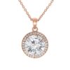 Cate & Chloe Mariah 18k Rose Gold Plated Jewelry Set with Simulated Diamond Crystals for Women