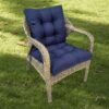 42” x 21” Hawaii Back Chair Outdoor Seating Cushions, Durable Polyester
