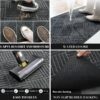 Front Door Mat Indoor and Outdoor Welcome Mat Rubber Backing Entrance Mat Easy Clean Patio Mat Heavy Duty Entryway Doormat for Front Back Doors, Laundry Rooms, Mudrooms 24''x35.4'' Brown
