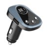 Bluetooth FM Transmitter,with App Control,Compatible with Most Smartphones,5.8x4.3x7.2cm