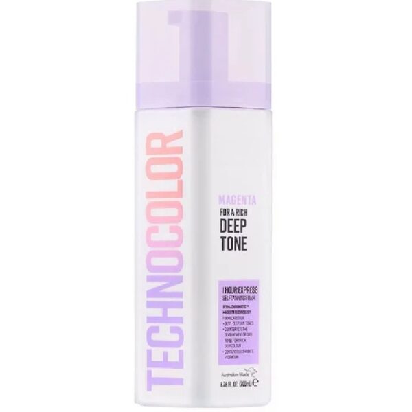 Technocolor 1 Hour Express Self Tanning Foam - Magenta