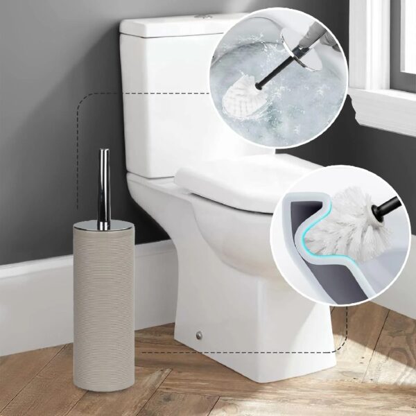 Bathroom Accessories Sets 6 Piece Bath Ensemble Includes Soap Dispenser, Toothbrush Holder, Toothbrush Cup, Soap Dish for Decorative Countertop and Housewarming Gift, Dark Blue