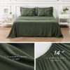 Dorm Bedding Twin Comforter Set - 5 Pieces Pintuck Bed in A Bag with Comforters, Sheets, Pillowcases & Shams