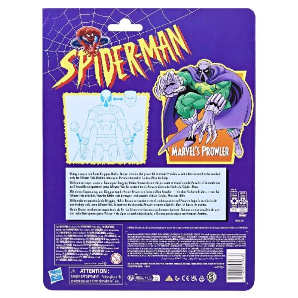 Legends Series  Prowler, Spider-Man: The Animated Series Action Figure (6”)
