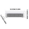 Small Portable Air Conditioners No Windows Needed. Table Fan, Portable Desk Fan Quiet and Fast Cooling with Remote Control for Home Camping Office