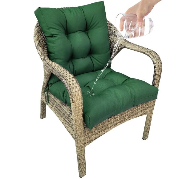 42” x 21” Hawaii Back Chair Outdoor Seating Cushions, Durable Polyester