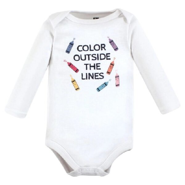 Cotton Long-Sleeve Bodysuits, 7-Pack, Preemie-24 Months