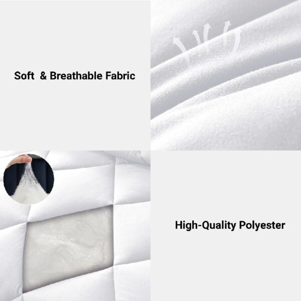 3 Pieces Bed in a Bag Comforter Set Duvet Insert,Reversible,Red/Black,Full Size Comforter Set-200GSM