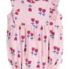 Brand Baby Girl Ruffle Sleeve Rompers, 3-Pack, Sizes, 0/3 Months - 24 Months