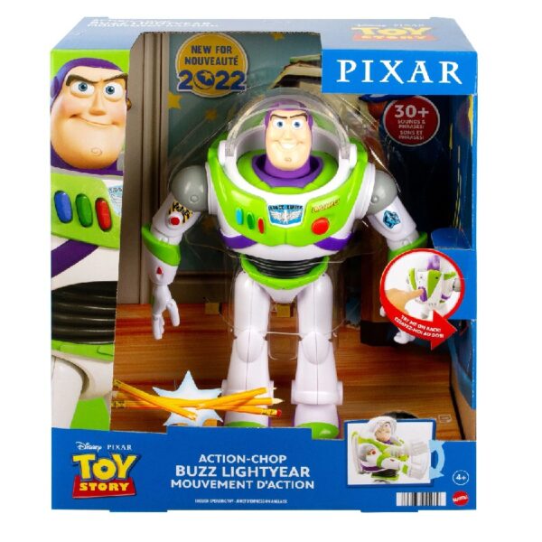 Talking Buzz Lightyear 10-inch Figure with Action Chop, Collectible