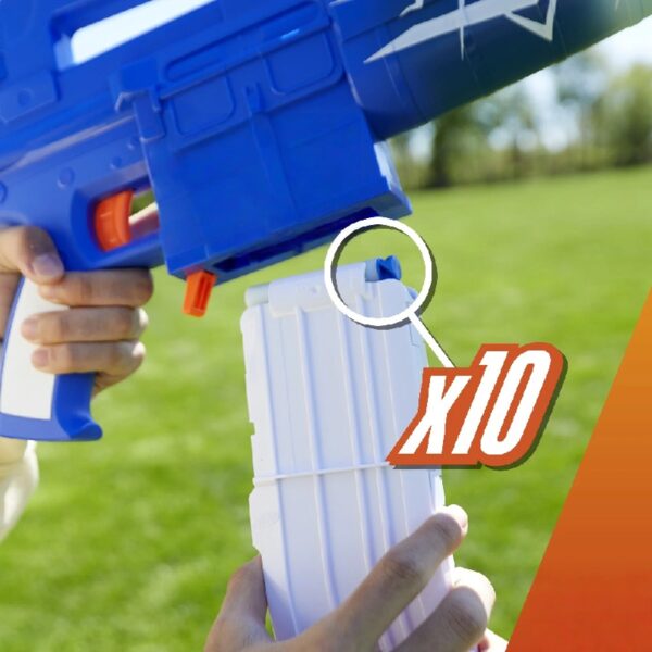 Fortnite Blue Shock Dart Blaster, 10 Dart Clip, 10 Elite  Darts, Unlock Code