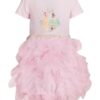 Disney Frozen Toddler Girl Short Sleeve Tutu Dress, Sizes 12M-5T
