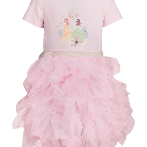Disney Frozen Toddler Girl Short Sleeve Tutu Dress, Sizes 12M-5T