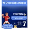 Overnites Nighttime Diapers, Size 7 (41+ lbs), 52 Ct (Select for More)