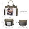 9837f939349b4ab9a720b32d01783927 Women's 3Pcs Purse Handbag Shoulder Bag Tote Satchel Hobo Bag Briefcase Work Bag for Ladies