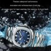 Men Watch Rose Gold Quartz Stainless Steel Sports Waterproof Luminous Date Fashion Watches
