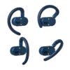 Wireless Open-Ear Earphones with Environmental Noise Canceling Microphones, Black