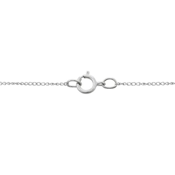 Brilliance Fine Jewelry Mother of Pearl with Cross Locket Heart Pendant in Sterling Silver, 18