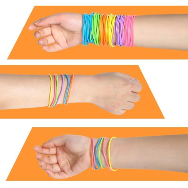 144 Bracelets Neon Jelly Bracelets Rainbow Colors Party Favors Birthday G