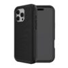 Rugged Phone Case with Holster for iPhone 16 Pro Max - Black