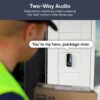Video Doorbell v2, Wired, 2k Video, Two-Way Audio, Color Night Vision, Works with Chime and IP65 Weather Resistant, Compatible with Smart Assistants, Black