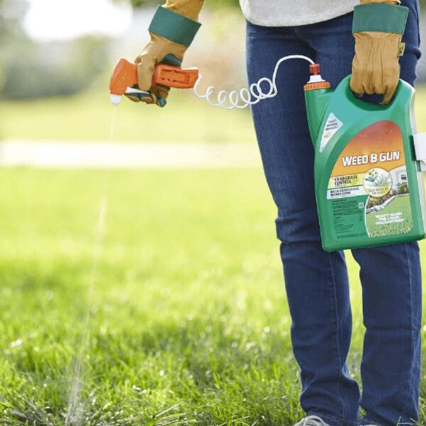 Weed B Gon Plus Crabgrass Control Weed Killer, Ready-to-Use Trigger Sprayer, 1 gal