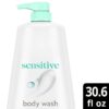 (2 pack) Moisturizing Liquid Body Wash for Women Sensitive Skin Hypoallergenic, 30.6 oz with Pump