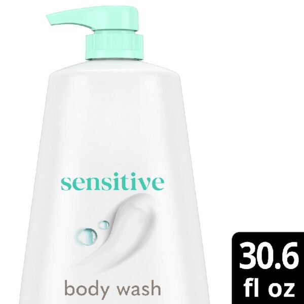 (2 pack) Moisturizing Liquid Body Wash for Women Sensitive Skin Hypoallergenic, 30.6 oz with Pump