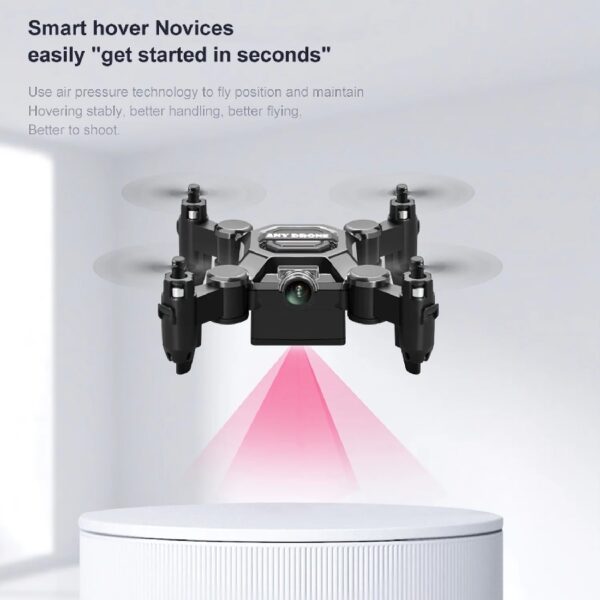 4K Foldable Mini Drone for Kids, Drone with Camera, Portable RC Quadcopter with Altitude Hold 3D Flips and Headless Mode Easy to Fly