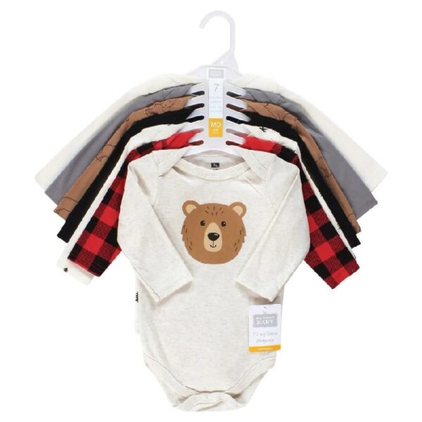 Cotton Long-Sleeve Bodysuits, 7-Pack, Preemie-24 Months