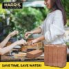Harris Coco Coir Coconut Fiber Pith Potting Mix, Expands to 9 gallons - 4 bricks