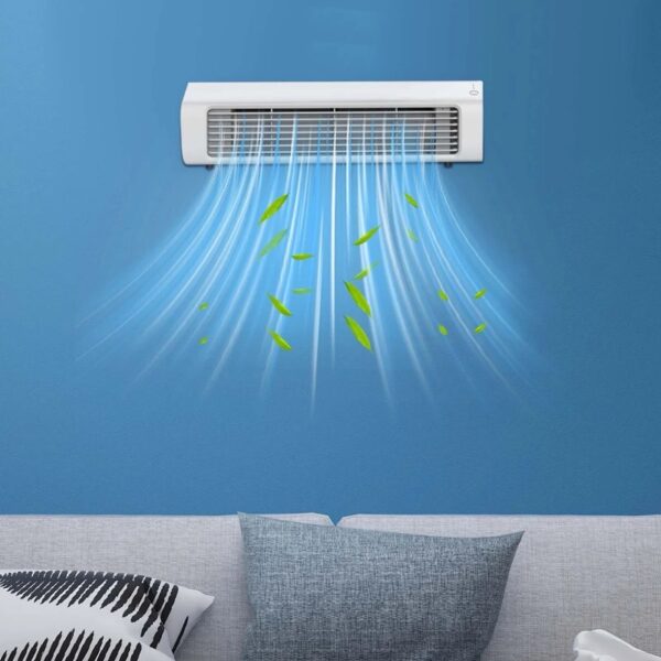 Wall Mounted Air Conditioner,Flat Wall Mounted Air Conditioner,Wall Air Conditioner,Heater and Fan Combo with Digital Display,Remote For Home/Office/Bedroom
