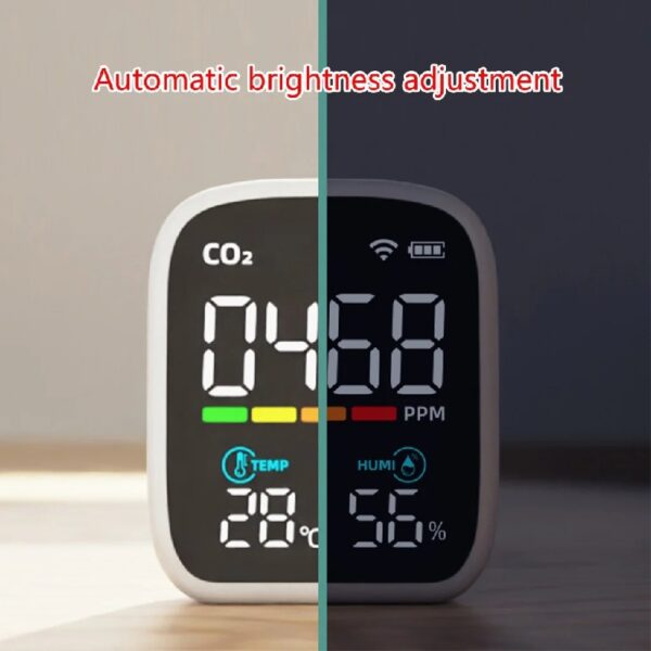 Air Quality Monitor Indoor Air Quality Meter Detects PM2.5 PM-1.0 PM10- HCHO