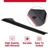 Left Windshield A-Pillar Molding Trim Kit for 2011-2019 Ford Explorer 4 Door Utility W/Side Tape Replacement for BB5Z-7803145-AA BB5Z-7803137-AB