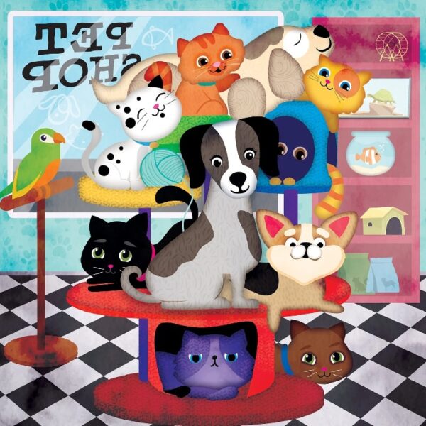 ( 3 Pack ) Pet Shop 48 Pieces Interlocking Jigsaw Puzzle for Kids