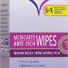 (6 pack) Anti-Itch Medicated Wipes, Maximum Strength for Instant Relief, 12 Count, Unscented
