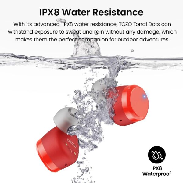 T12 in-Ear Wireless Earbuds Bluetooth 5.3 Headphones with 32EQ Mode,Stereo Bass Bluetooth Earbuds with ENC Noise Cancelling Mic,55H Play,IPX8 Waterproof,Wireless Charging for Home,Sports,Travel
