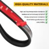 26.25Ft Trunk Bed Rubber Tailgate Seal, Camper Shell Seal Strip Compatible with Pickups, Truck, Automotive.