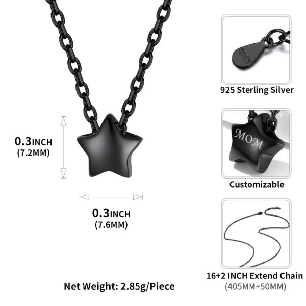 Dainty Heart Necklace Sterling Silver Charm Necklace Pendant Jewelry Gift for Women Mom