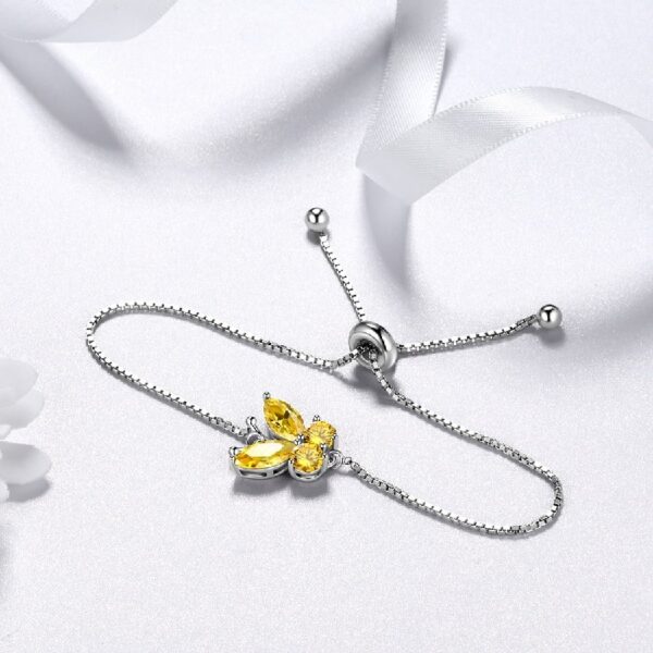 Purple Butterfly Jewelry Amethyst February Birthstone Jewelry Set Fine Necklace/Earrings 925 Sterling Silver Women Birthday Mother's Day Gifts